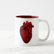 Anatomical Human Heart Coffee Mug
