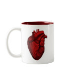 Anatomical Human Heart mugs