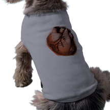 Anatomically Correct Heart Doggie Tshirt