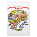 ANATOMY OF A FARMER'S BRAIN STATIONERY DESIGN
