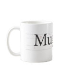 "Anatomy of Mug" Mug