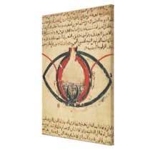Anatomy of the Eye, from a book on eye diseases canvas prints