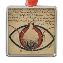 Anatomy of the Eye, from a book on eye diseases ornaments