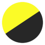 Ancap, Colombia Political flag Round Sticker