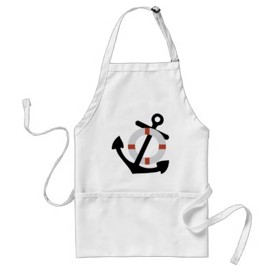 anchor and lifesaver aprons by Tomaniac
