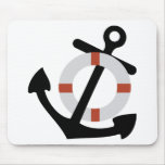 anchor and lifesaver mousepads