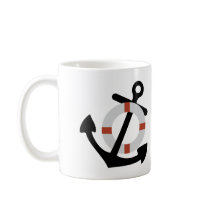 anchor and lifesaver mug