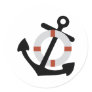 anchor and lifesaver sticker