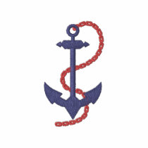 Anchor and Rope Embroidered Shirt