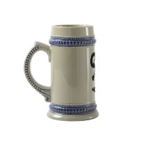 Anchor black coffee mug