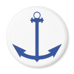 Anchor - Bright Blue - Magnet
