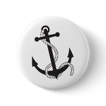 Anchor Pinback Button