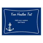Anchor Calling Card Business Card Templates