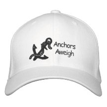Anchor & Chain Customizable Embroidery Design Embroidered Hat