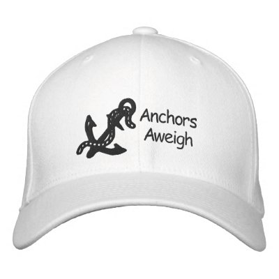Anchor & Chain Customizable Embroidery Design Embroidered Hat by mrssocolov4