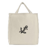 Anchor & Chain Nautical Pirate Navy Coast Guard embroidered bags