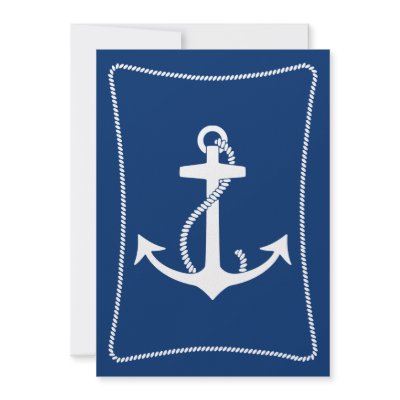 Anchor Invitations by trendyteeshirts