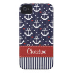 Anchor iPhone 4  4s Case Mate Cover Nautical