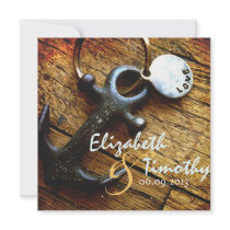 Anchor of Love Wedding Invitation