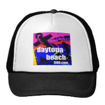 Anchor overlooking pool on Daytona Beach Trucker Hat