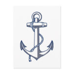 Anchor Save The Date Nautical Ocean Theme Wedding postcards