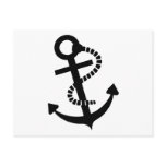 Anchor ship boat postcards