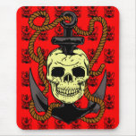 Anchor Skull Tattoo Mousepad