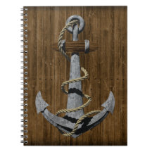Anchor Spiral Note Book