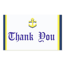 Anchor Thank You Sticker