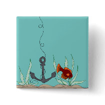Anchor with fish button