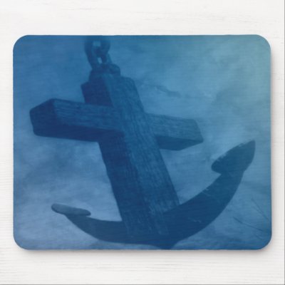 Anchored Cross Mousepad by capturedbyKC
