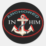 Anchored in Him Sticker