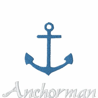 Anchorman Embroidered Polo by superdumb