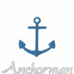 Anchorman Embroidered Polo embroidered shirts