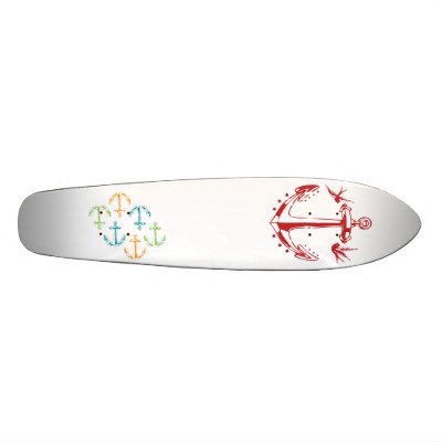 Anchors Away Punk Skateboard by planespotting