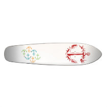 Anchors Away Punk Skateboard