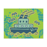 Anchors Away Tugboat Tshirts and GIfts Post Cards