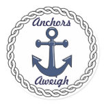 Anchors Aweigh Envelope Seals stickers