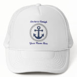 Anchors Aweigh Personalized hat