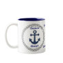 Anchors Aweigh Personalized Mug