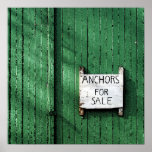 Anchors For Sale Poster/Print