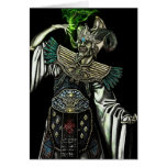 Ancient Aztec Smoking - Greeting Card