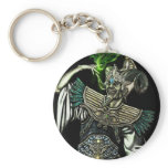 Ancient Aztec Smoking - Key Chain