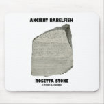 Ancient Babelfish Rosetta Stone (Communication) mousepads