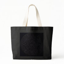 Ancient calendar tote bags