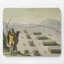 Ancient Celts or Gauls in Battle, c.1800-18 (colou Mousepad