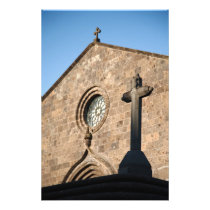 Ancient church photo print