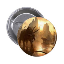 ancient dinosaur button
