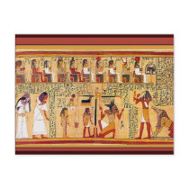 Ancient Egyptian Book of the Dead. Postcard