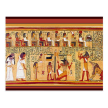 Ancient Egyptian Book of the Dead. Postcard